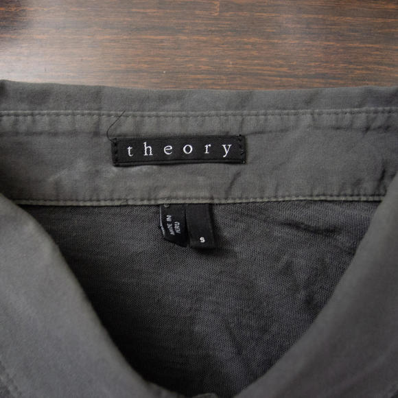 Theory Gray Polo - Picture 2 of 3